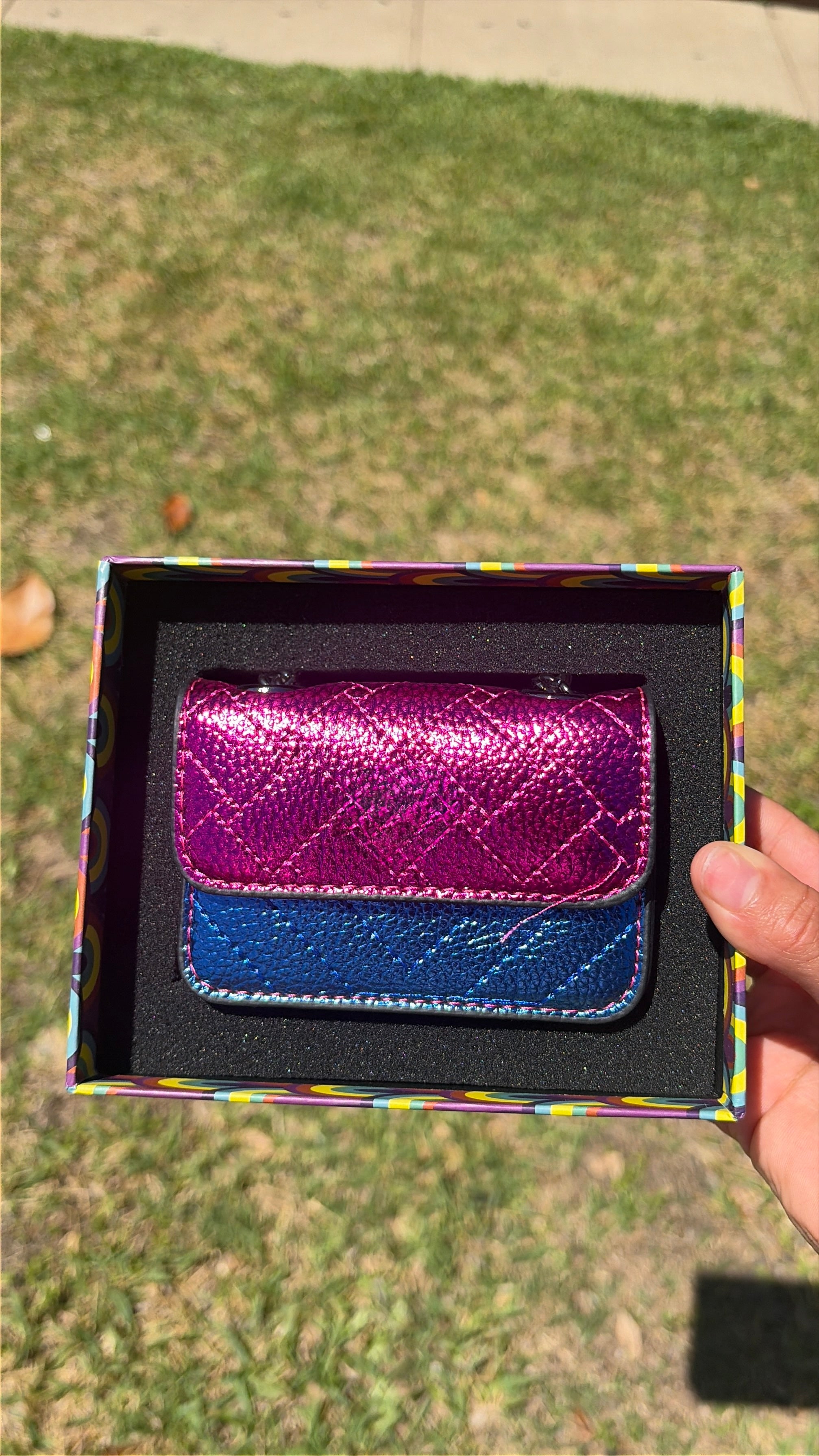 Mini Quilted Chain Bag