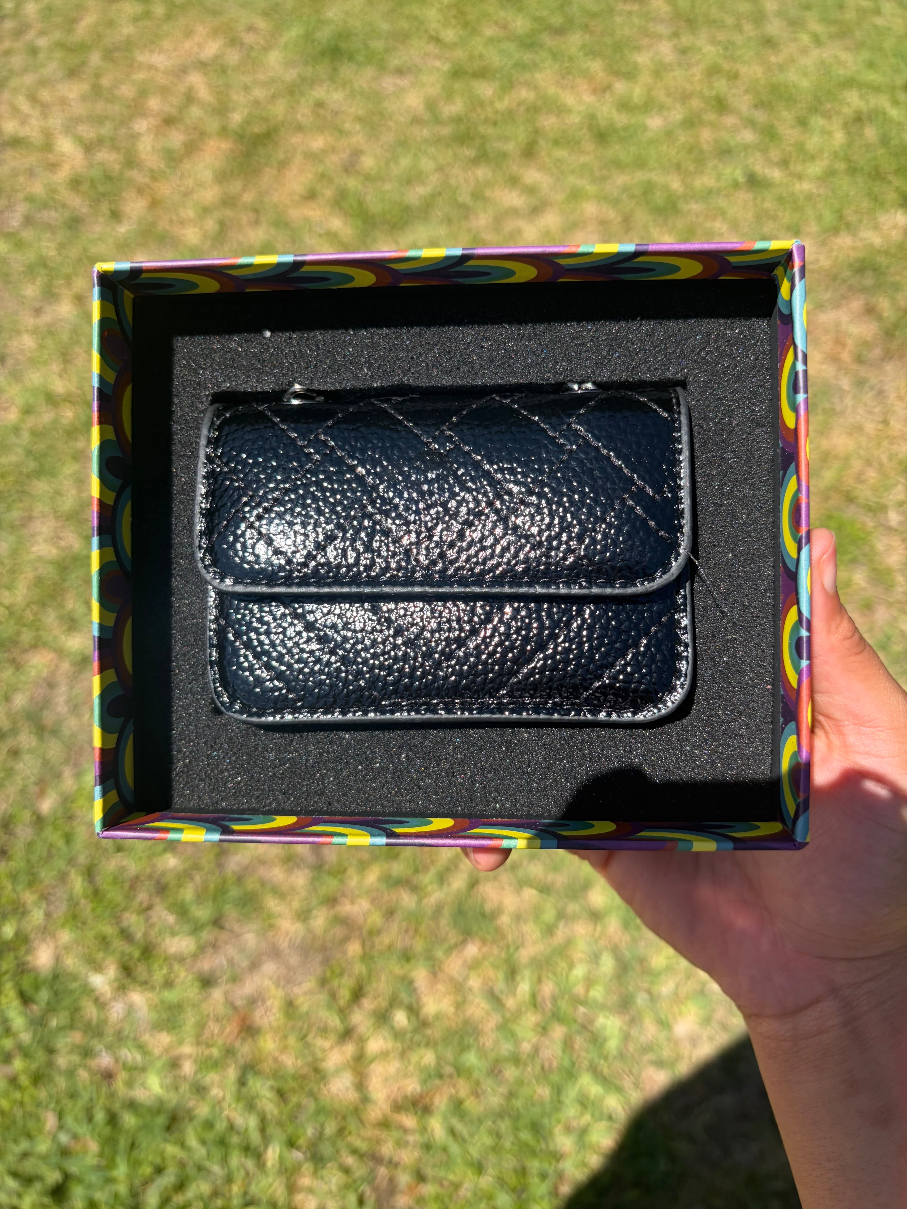 Mini Quilted Chain Bag